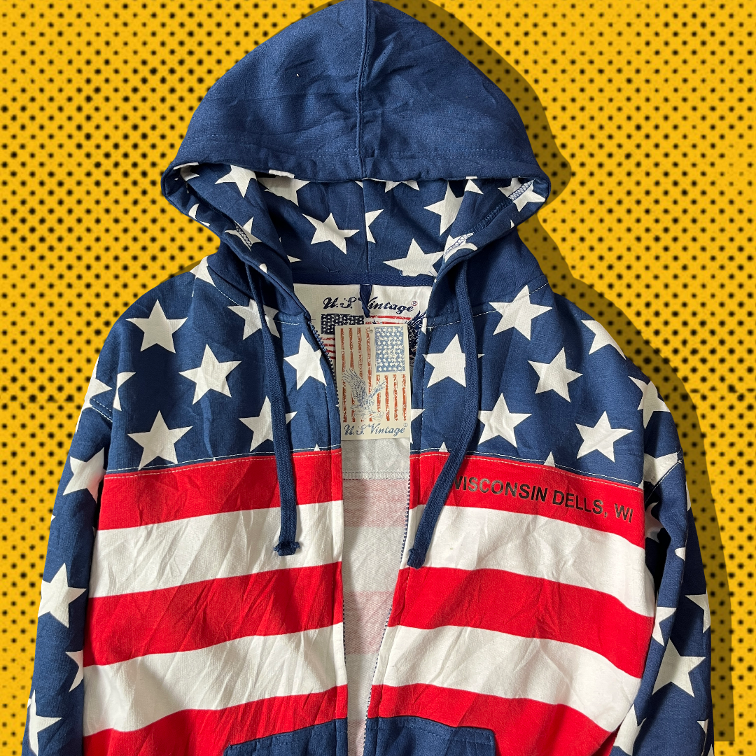 Wilson Dells American Flag Zip Hoodie