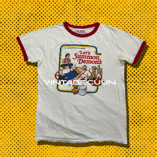 Let’s Summon Demons” Cult Ringer Tee