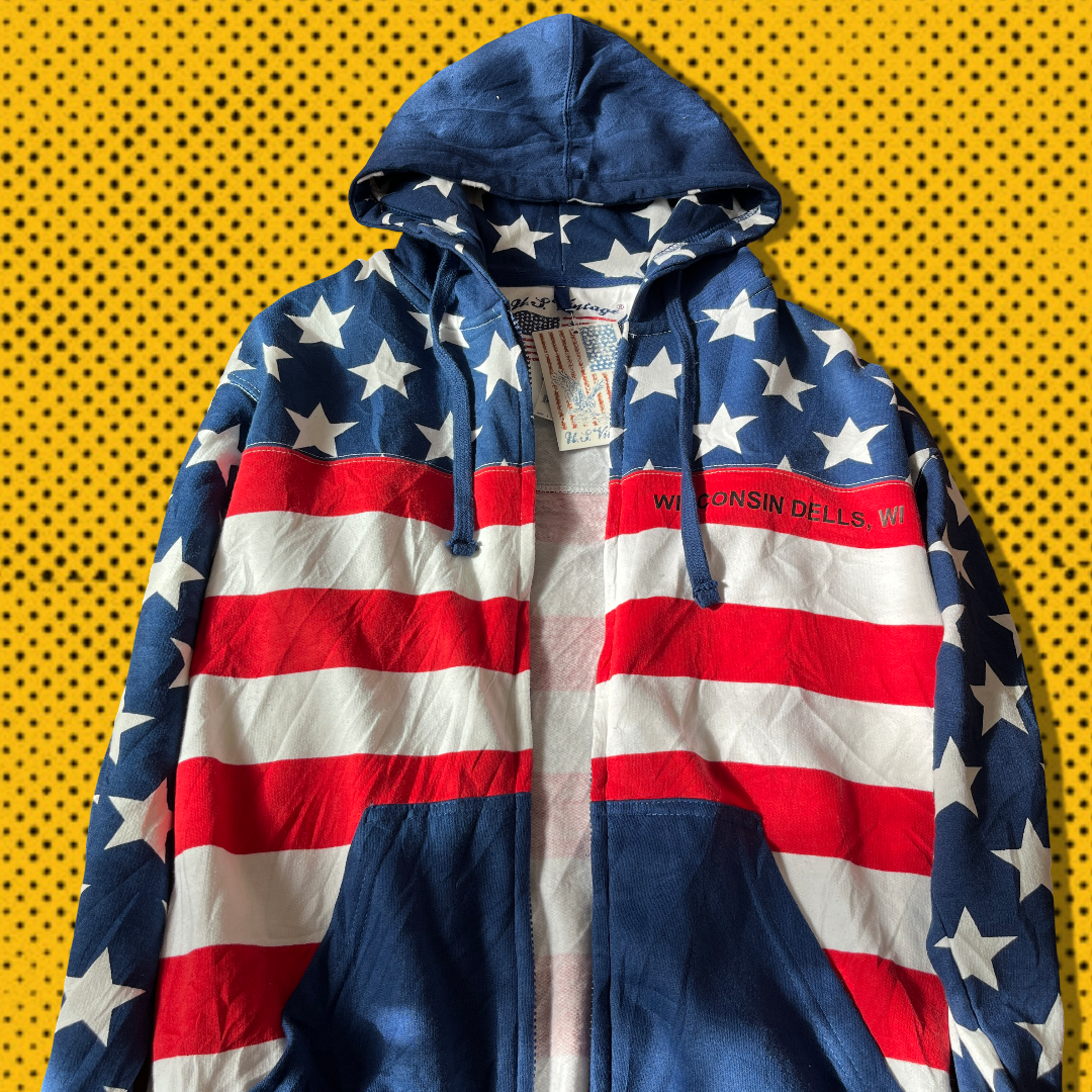 Wilson Dells American Flag Zip Hoodie