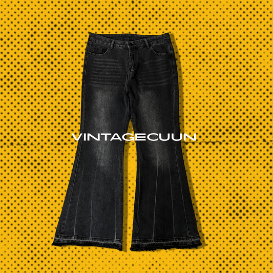 Vintage Black Flare Jeans